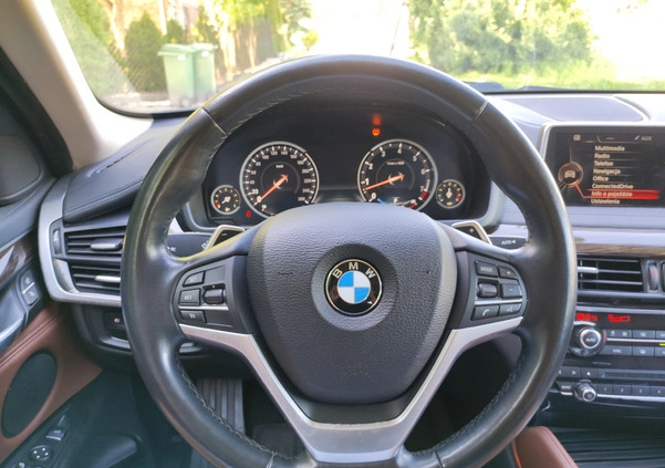 BMW X6 cena 129900 przebieg: 45000, rok produkcji 2015 z Węgrów małe 154